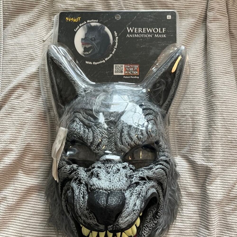 Spirit Costumes Motion Werewolf Ani-Motion Mask Adults Teens One Size